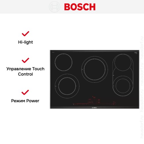 Электрическая варочная панель Bosch PKM875DP1D купить в Москве и Санкт-Петербурге