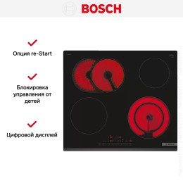 Электрическая варочная панель Bosch PKN631FP2E