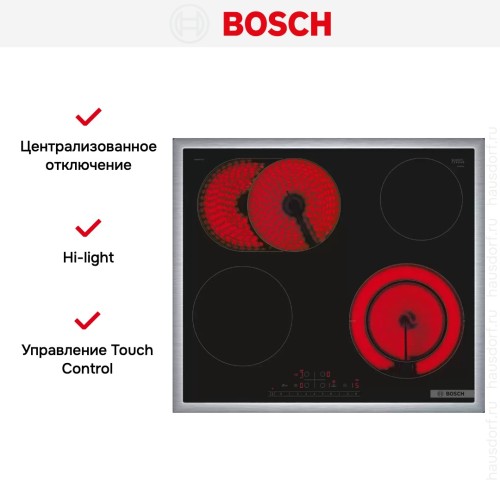 Электрическая варочная панель Bosch PKN645FP2E