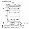 Индукционная варочная панель с интегрированной вытяжкой BOSCH PXX875D67E