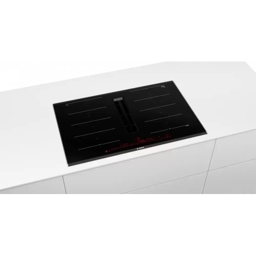 Индукционная варочная панель с интегрированной вытяжкой BOSCH PXX875D67E