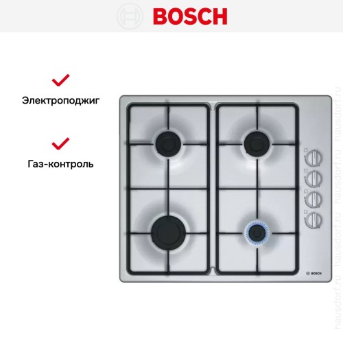 Газовая варочная панель Bosch PBP6C5B62Q