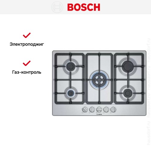 Газовая варочная панель Bosch PGQ7B5B90