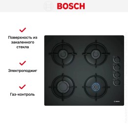 Газовая варочная панель Bosch POP6B6B10