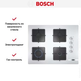 Газовая варочная панель Bosch POP7C2O12O