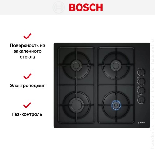 Газовая варочная панель Bosch POP 6B6B80