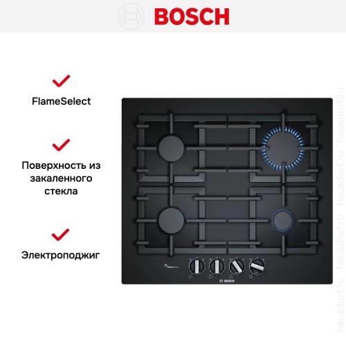 Газовая варочная панель Bosch PPP6A6B90