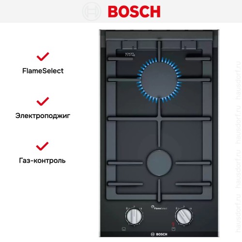 Газовая варочная панель Bosch PRB3A6D70M