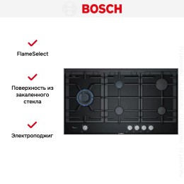 Газовая варочная панель Bosch PRS9A6D70M