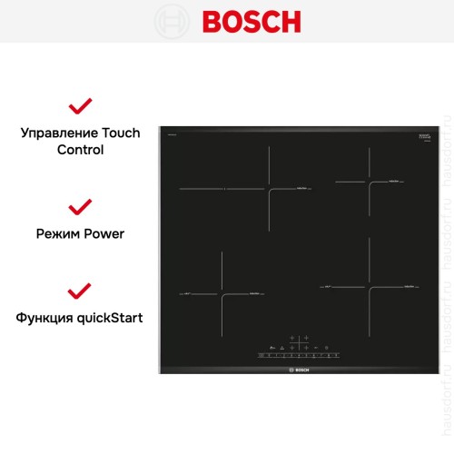 Индукционная варочная панель BOSCH PIF675FC1E