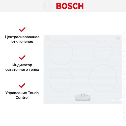 Индукционная варочная панель Bosch PUE612BB1J