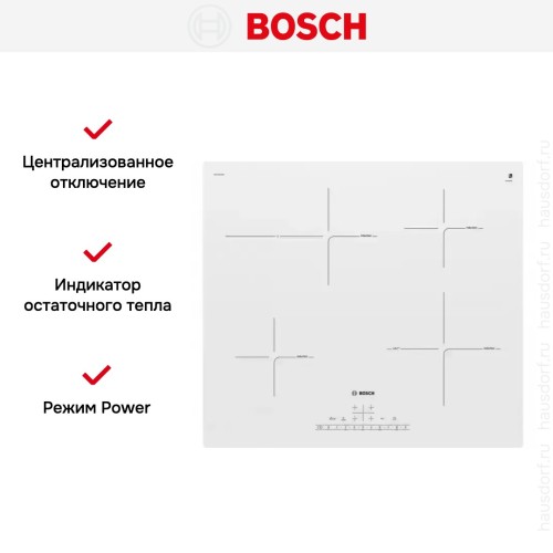 Индукционная варочная панель BOSCH PUF612FC5E