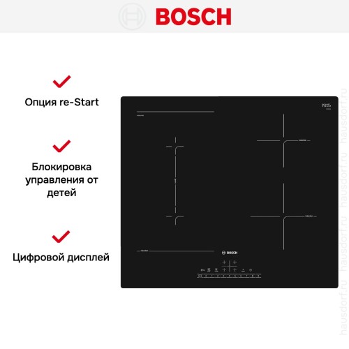 Индукционная варочная панель Bosch PVS611FB5E