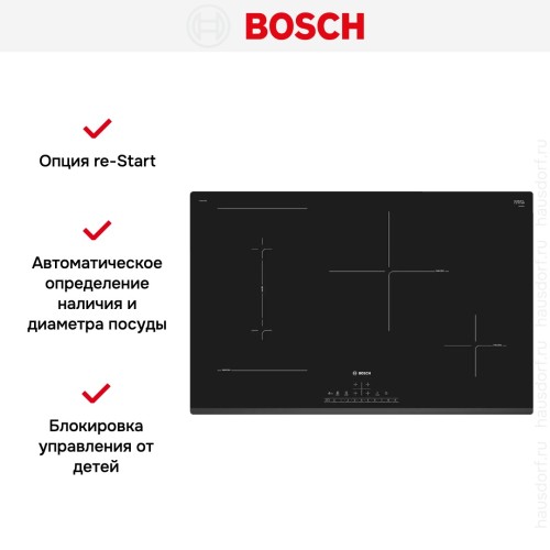 Индукционная варочная панель Bosch PVS831FB5E