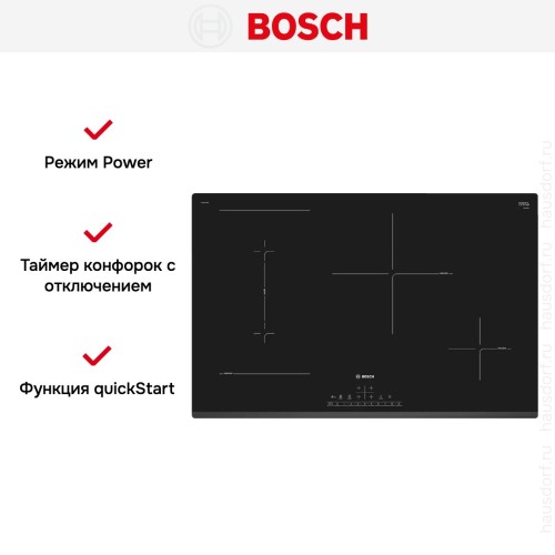 Индукционная варочная панель Bosch PVS831FB5E