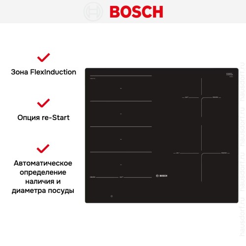 Индукционная варочная панель Bosch PXE601DC1E