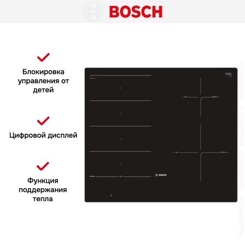 Индукционная варочная панель Bosch PXE601DC1E