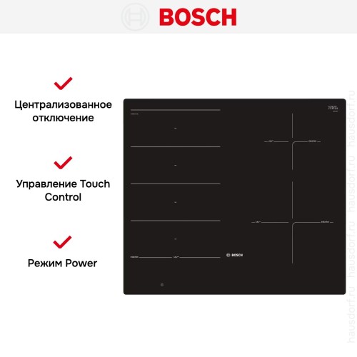 Индукционная варочная панель Bosch PXE601DC1E