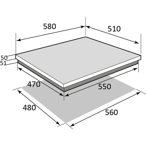 Газовая варочная панель Brandt BPG6413B