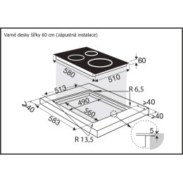Индукционная варочная панель Brandt BPI1641UB