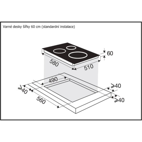 Индукционная варочная панель Brandt BPI164HUB