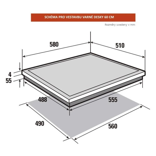 Индукционная варочная панель Brandt BPI6427B