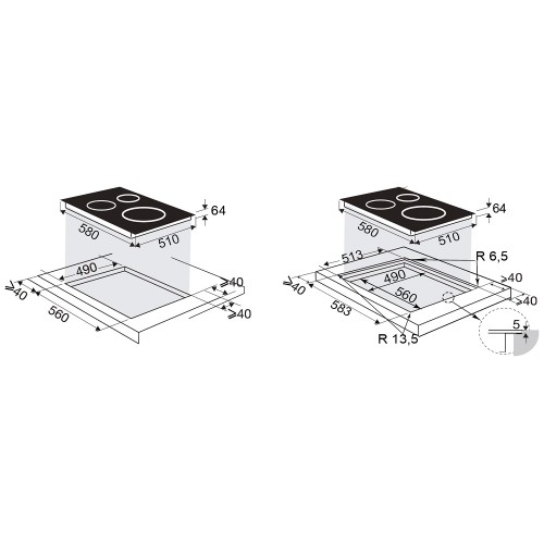 Варочная панель Brandt BPI6420B