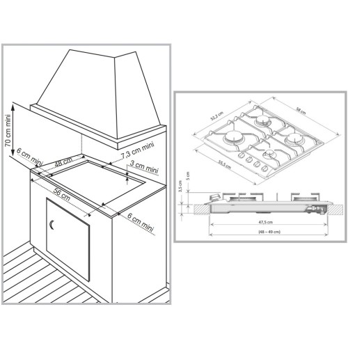 Варочная панель De Dietrich DPE4610B