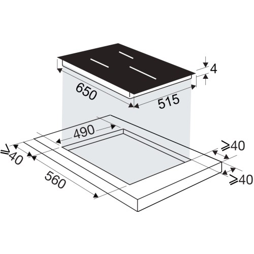 Варочная панель De Dietrich DPI4431X