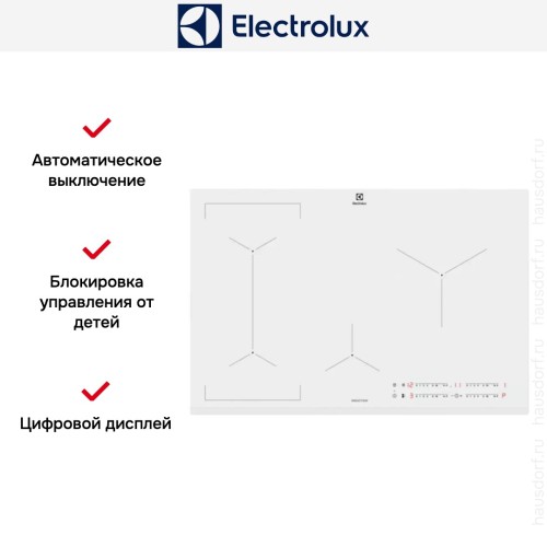 Индукционная варочная панель Electrolux EIV83443BW