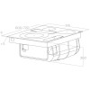 Варочная панель с вытяжкой Elica NIKOLATESLA FIT 3Z BL/A/60