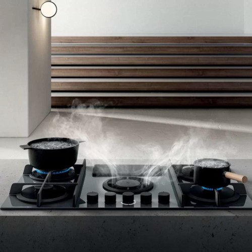Варочная панель с вытяжкой Elica NIKOLATESLA FLAME GR/A/88