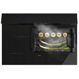 Варочная панель с вытяжкой Falmec BRERA 75 VETRO NERO