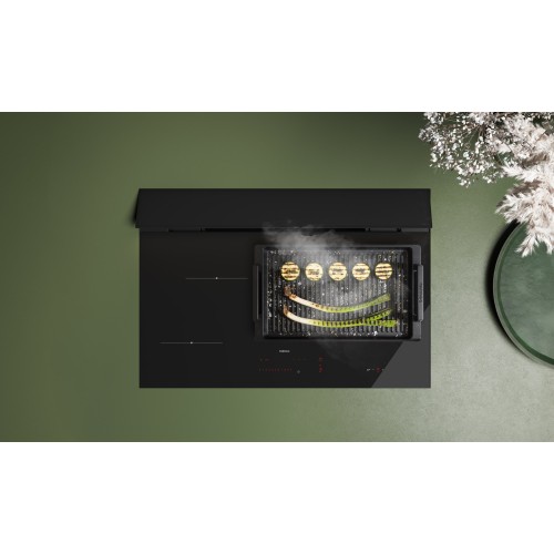 Варочная панель с вытяжкой Falmec BRERA 75 VETRO NERO