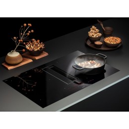 Варочная панель с вытяжкой Falmec ZERO EASY 84 VETRO NERO