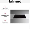 Варочная панель с вытяжкой Falmec ZERO 84 VETRO NERO