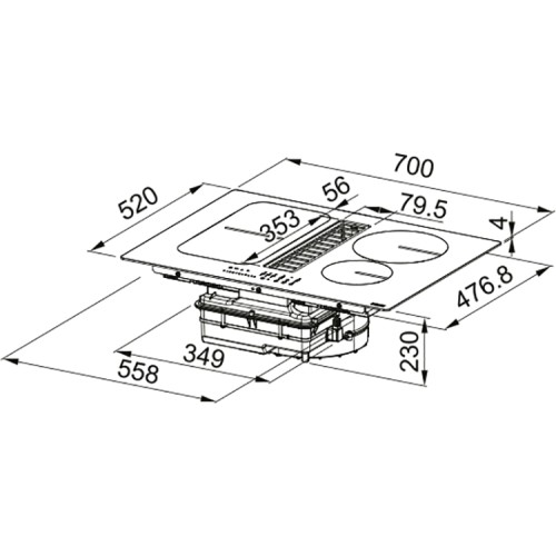 Варочная панель Franke FSM 709 HI LL KIT купить в Москве и Санкт-Петербурге