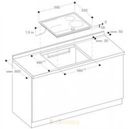Индукционная варочная панель Gaggenau CI262114