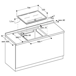 Индукционная варочная панель Gaggenau CI272101