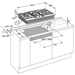 Варочная панель Gaggenau CG 290-211