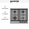 Газовая варочная панель Gorenje GKT641X
