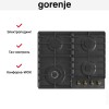 Газовая варочная панель Gorenje GW642CLB