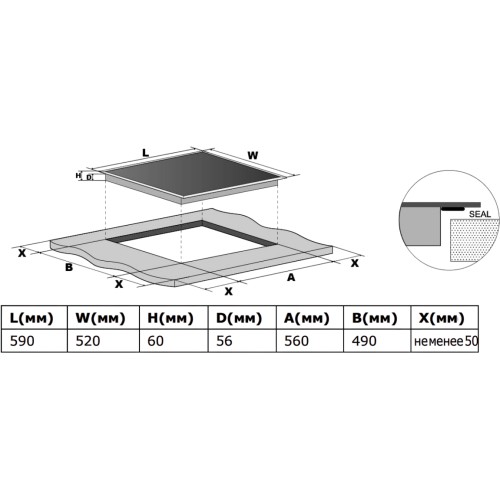 Индукционная варочная панель Haier HHY-Y64FFVB1