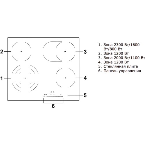 Варочная панель Haier HHY-C64TOVB