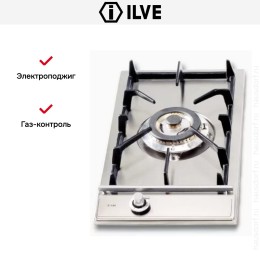 Газовая варочная панель-домино Ilve H30DV/ I