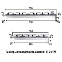 Варочная панель Ilve H90PCNV Blue