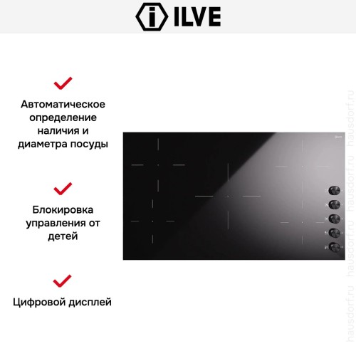 Индукционная варочная панель Ilve HVI395/BK купить в Москве и Санкт-Петербурге