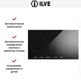 Индукционная варочная панель Ilve KHVI90TC