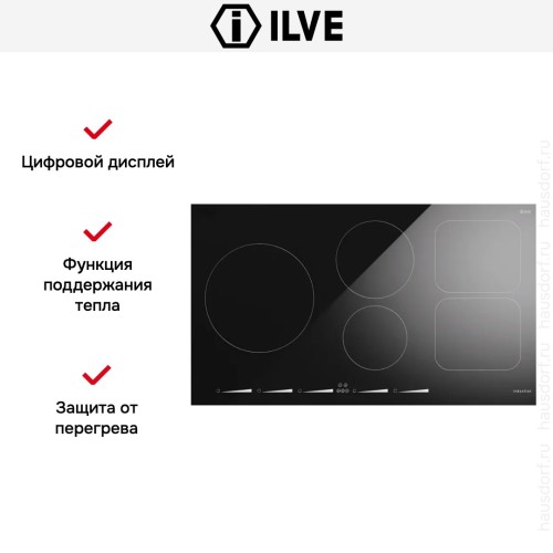 Индукционная варочная панель Ilve KHVI90TC купить в Москве и Санкт-Петербурге