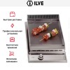 Варио-прибор (ДОМИНО) Ilve H30PFV Stainless-Steel (ручки латунь) купить в Москве и Санкт-Петербурге